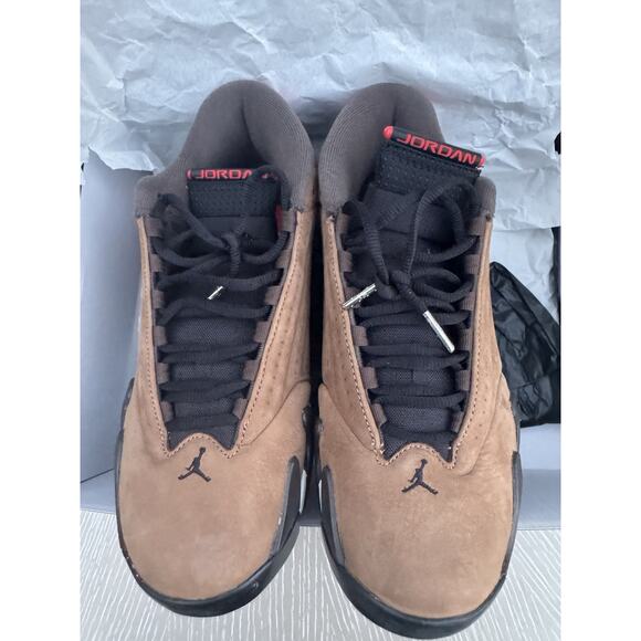 Air Jordan 14 Retro SE Size 9 DO9406 200 Archaeo Brown/Multi-color main image 14